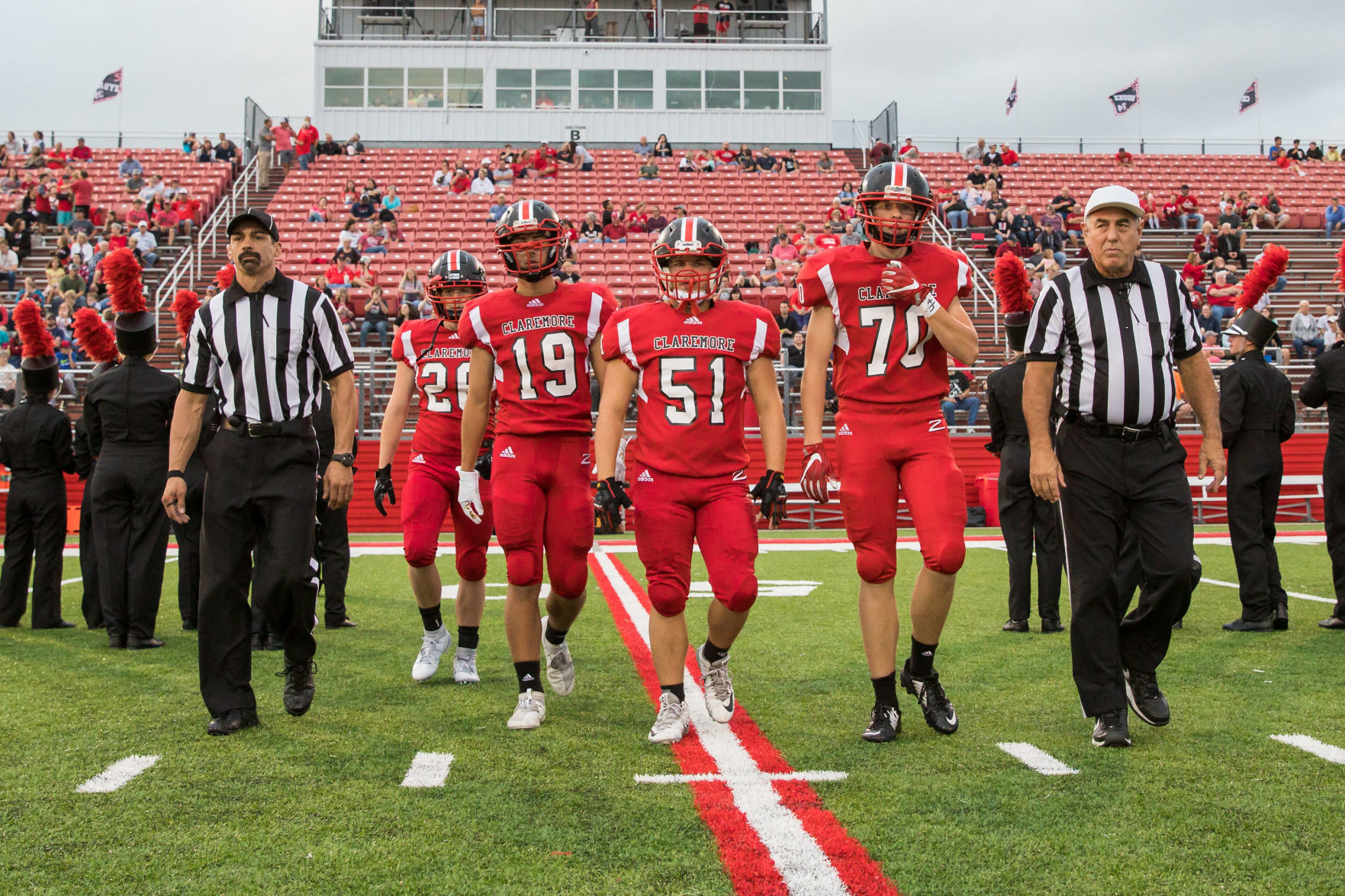 High school football: Claremore vs Tulsa Memorial